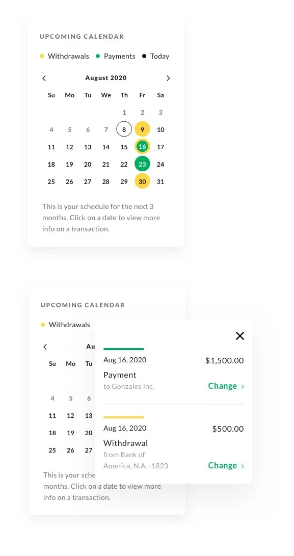 Calendar module