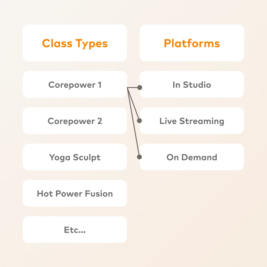 Class types and platform relations